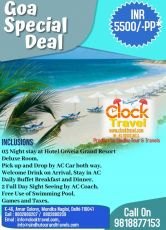 Beautiful Goa Tour Package for 4 Days by Clock Travel