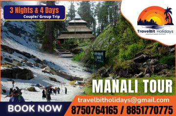 Holiday Tour package of Manali Trip 3N | 4D.
