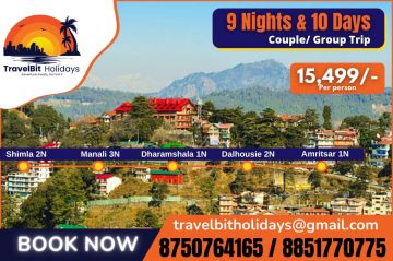 Amazing 10 Days 9 Nights shimla, manali, dharamshala, dalhousie, amritsar with new delhi Holiday Package