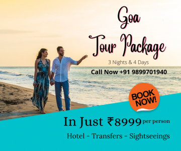 Goa Tour Package 8999 Per person