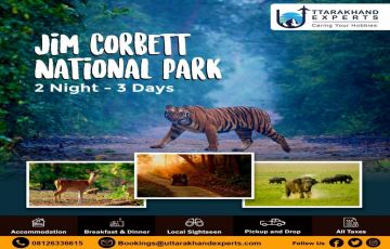 3 Days 2 Nights Jim Corbett to new delhi Vacation Package