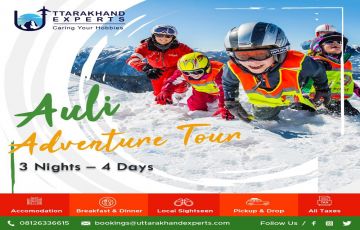 4 Days 3 Nights Rishikesh to auli Trip Package