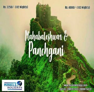 Mahabaleshwar Panchgani Pratapgadh 04 Day 03 Nights holiday package from Mumbai