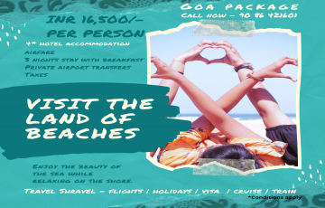 Ecstatic 4 Days 3 Nights south goa Weekend Getaways Trip Package