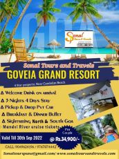 Beautiful 2 Days 1 Night goa Holiday Package