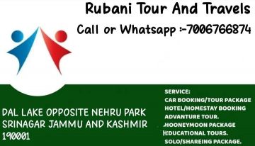 Kashmir package 5 night 6 Days
