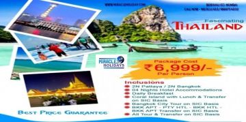 Cheap Thailand Tour Package with Miracle Holidays Mumbai