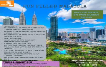 7 Days 6 Nights Kuala Lumpur Tour Package by Day Dreams