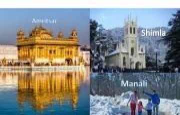 Dalhousie Dharmshala Shimla Manali Tour Package for 9 Days