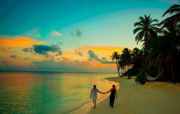 R Maldives Honeymoon with candle light dinner Package 3n4days