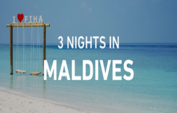 R Maldives holiday package 2N Classic Beach Room + 1N Over Water Villa