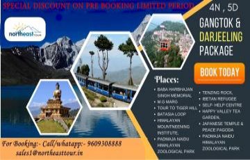 8 Days 7 Nights Sikkim -Darjeeling-Gangtok Friends Trip Package by Northeast Tour