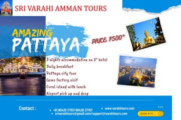 Pattaya 4 days including Accommodation and Sightseeing