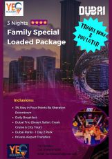 4 Days 3 Nights Dubai Tour Package by YES Holidays