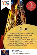 4 Days 3 Nights Dubai Tour Package by YES Holidays