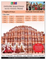 Jaipur jodhpur jaisalmer itinerary 5 night 6 days plan