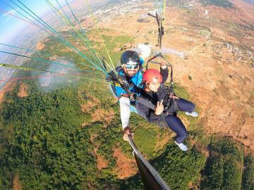Kamshet Paragliding Adventure near lonavala mumbai and pune