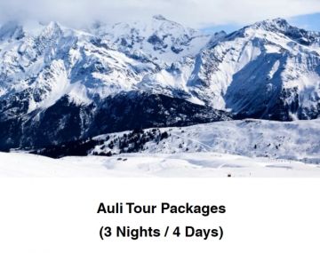 3N/4D AULI TOUR PACKAGE Ex DELHI