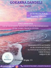 Ecstatic 3 Days 2 Nights Gokarna dandeli Tour Package by Dreamtrips India