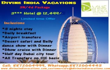 4 Days 3 Nights DelhiMumbaiJaipurAmritsarBangalore to Dubai Trip Package