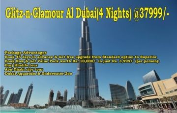 Ecstatic 5 Days Delhi to Dubai Vacation Package