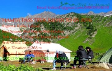 Family Getaway 5 Days 4 Nights Manali, Hamta with chandertal Trip Package