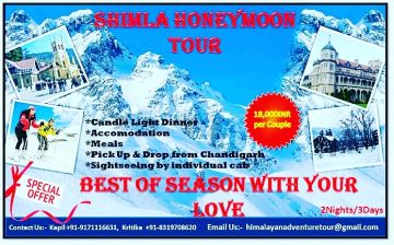 3 Days 2 Nights Kufri Trek Trip Package