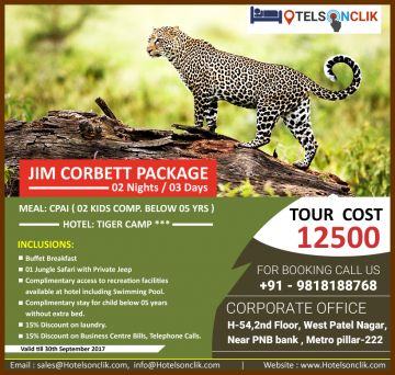 Magical 3 Days 2 Nights jim corbett Mountain Trip Package