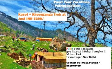 Memorable 3 Days New Delhi to Kasol Vacation Package