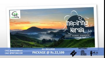 6 Days Munnar, Thekkady, Houseboat and Kovalam Weekend Getaways Holiday Package