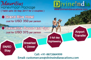 Heart-warming 6 Days 5 Nights Mauritius Holiday Package