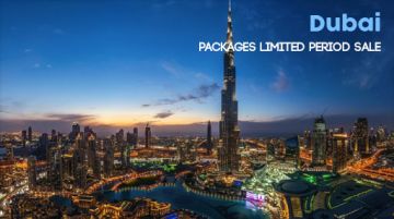 Beautiful 4 Days Delhi Mumbai Ahmadabad to Dubai Holiday Package