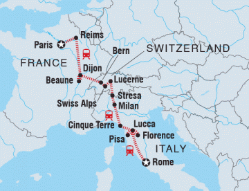 Best 7 Days 6 Nights Paris with Zurich Waterfall Trip Package