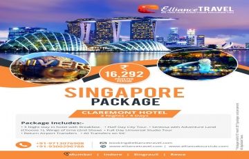 Beautiful 4 Days 3 Nights Singapore Vacation Package by ELLIANCE TOUR CLUB INDIA