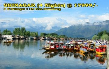 Beautiful 5 Days 4 Nights Srinagar and Gulmarg Holiday Package