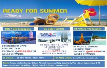 Heart-warming Singapore Weekend Getaways Tour Package for 4 Days 3 Nights
