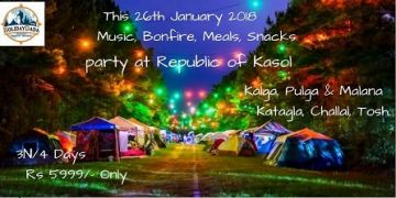 Magical 4 Days 3 Nights Kasol Trip Package
