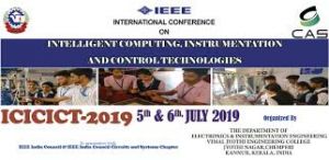 International Conference On Intelligent Computing, Instrumentation And Control Technologies Icicict