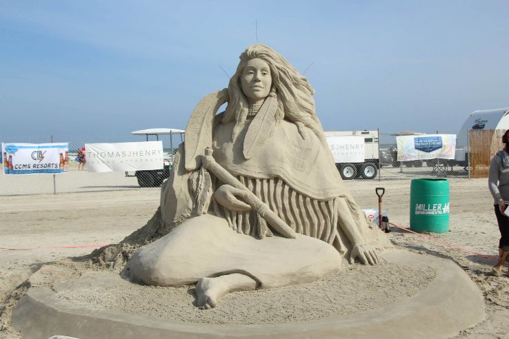 Sand Art Festival turns ghoulish