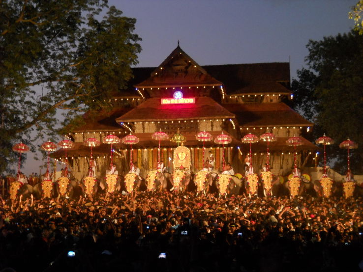 Thrissur Pooram 2025 in Thekkinkadu Maidanam India, photos, Fair