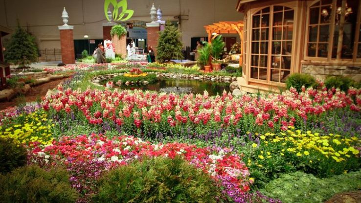 Chicago Flower Garden Show 2020 In Navy Pier Carousel United