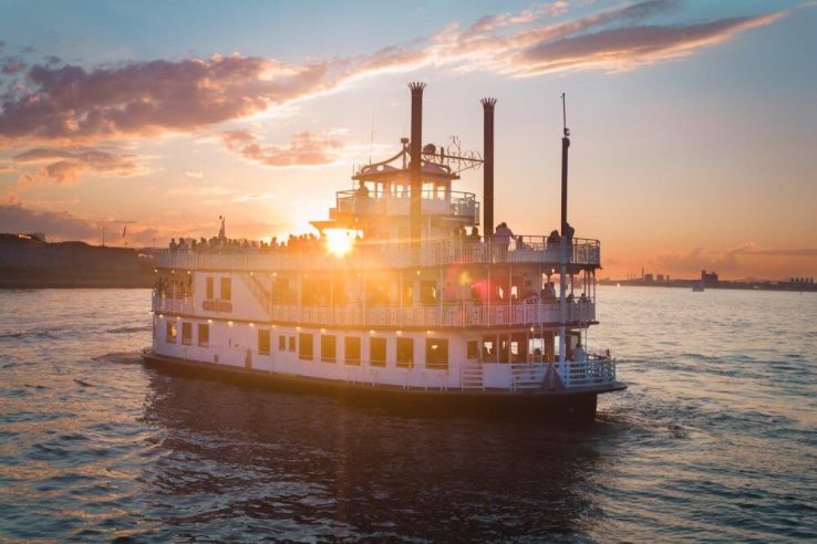 sunset cruise in boston harbor