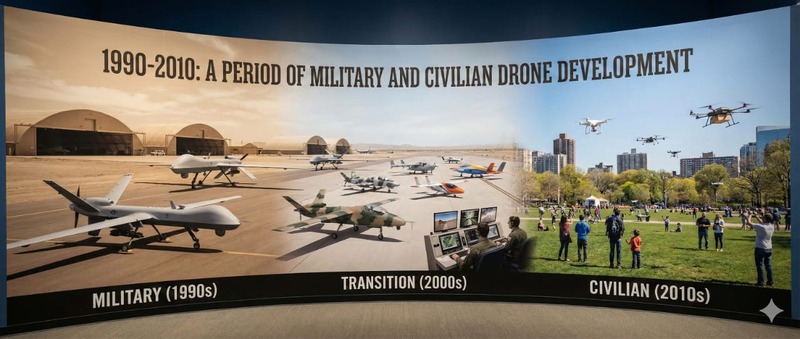 1990-2010: A Period of Military and Civilian Drone Development - image 1