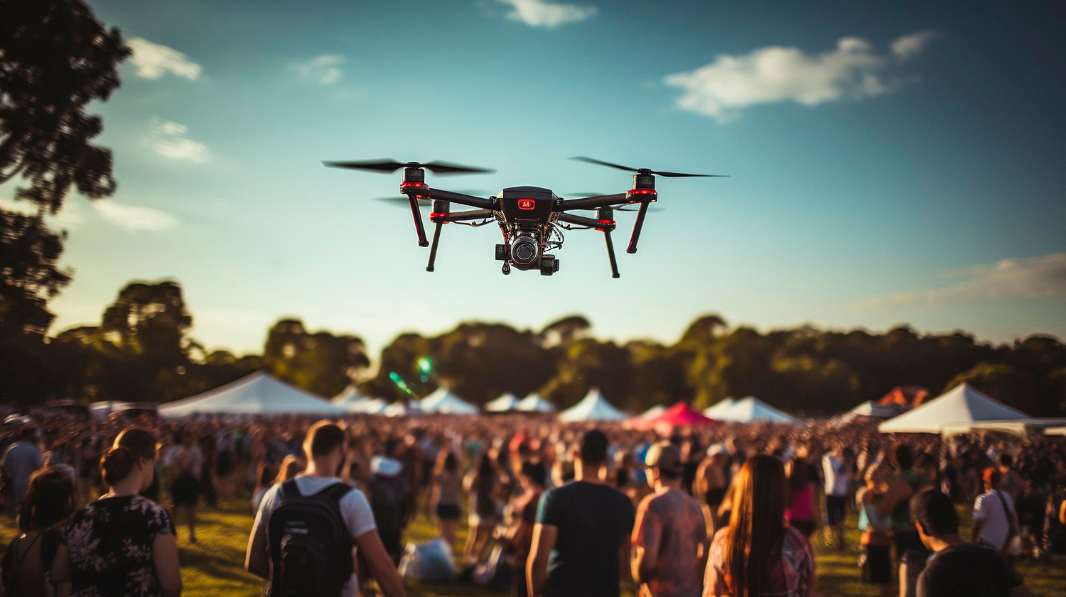 Exploring the Role of Drones for Crowd Monitoring & Security at Large Events