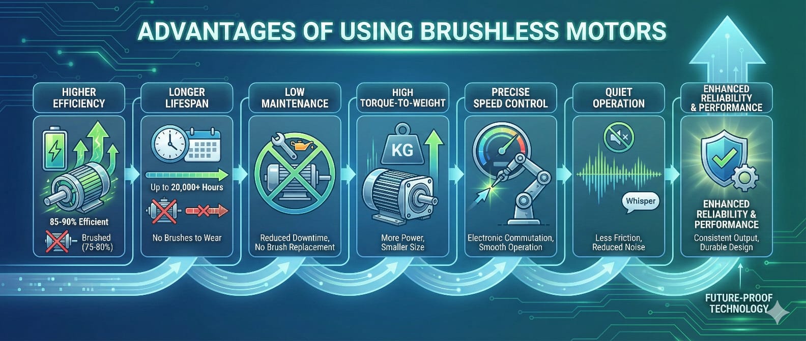 Advantages of Using Brushless Motors    - image 1