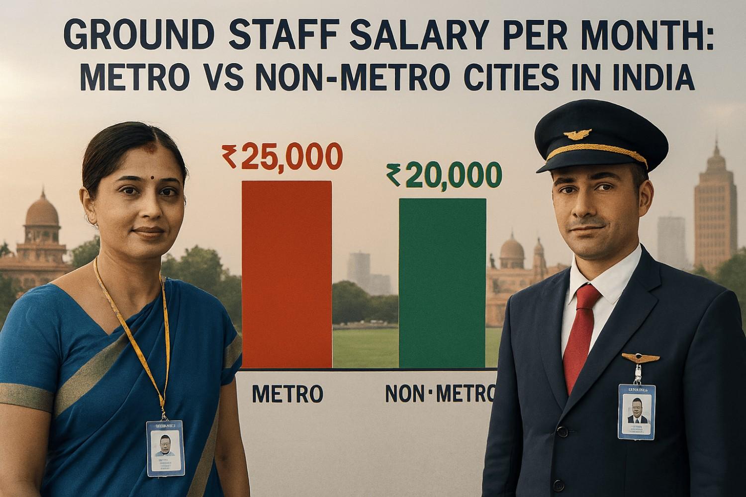 Ground Staff Salary Per Month: Metro vs Non-Metros - image 1