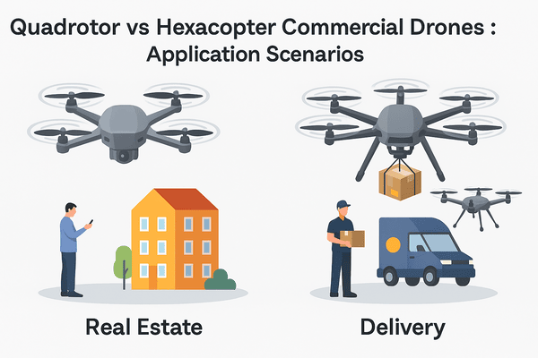 Quadrotor vs. Hexacopter Drones: Application Scenarios  - image 1