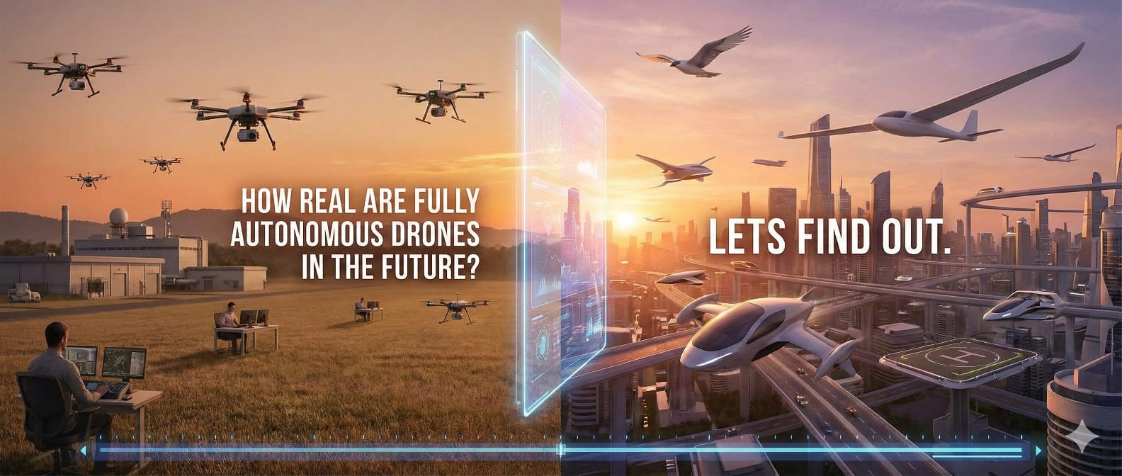 How Real are Fully Autonomous Drones in the Future? Let's Find Out