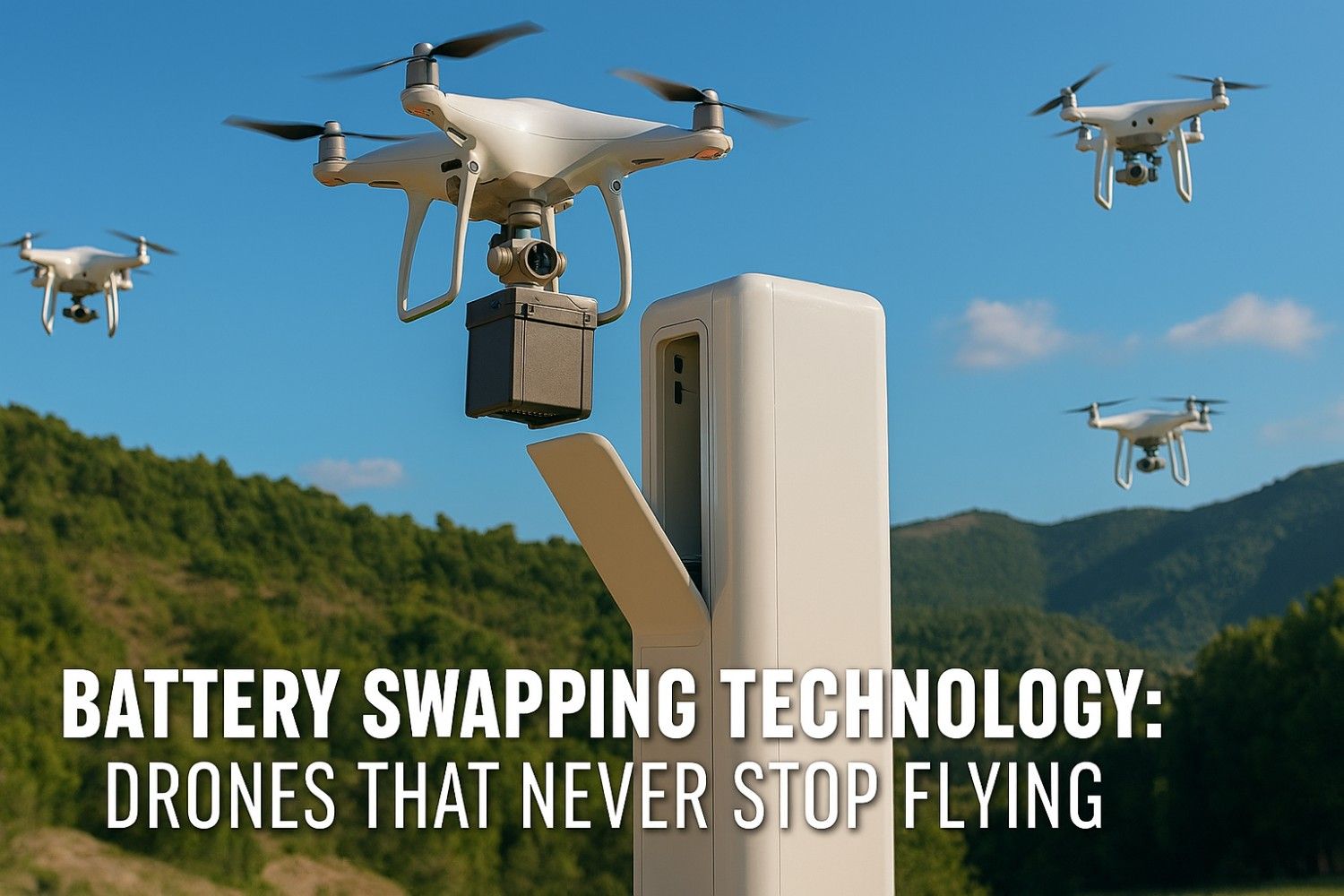 Battery Swapping Technology: Drones that Never Stop Flying