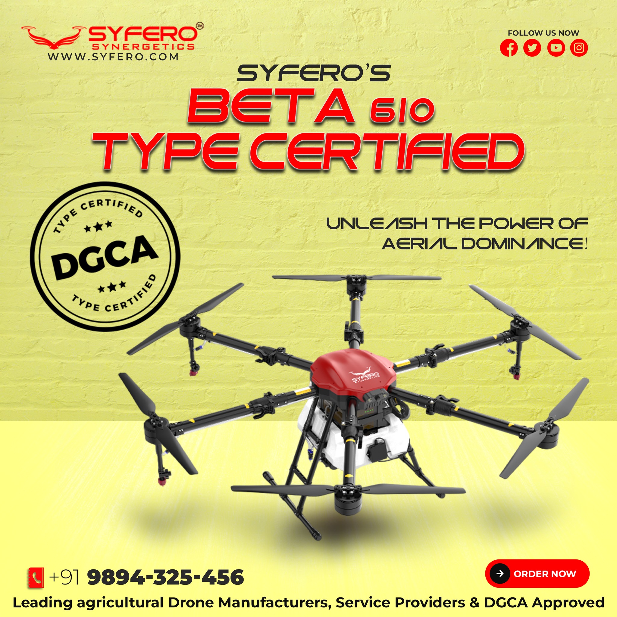 Beta610- Medium Category Agricultural Drone